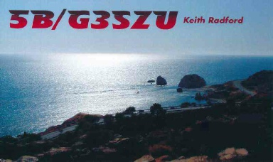 5B/G3SZU QSL Card